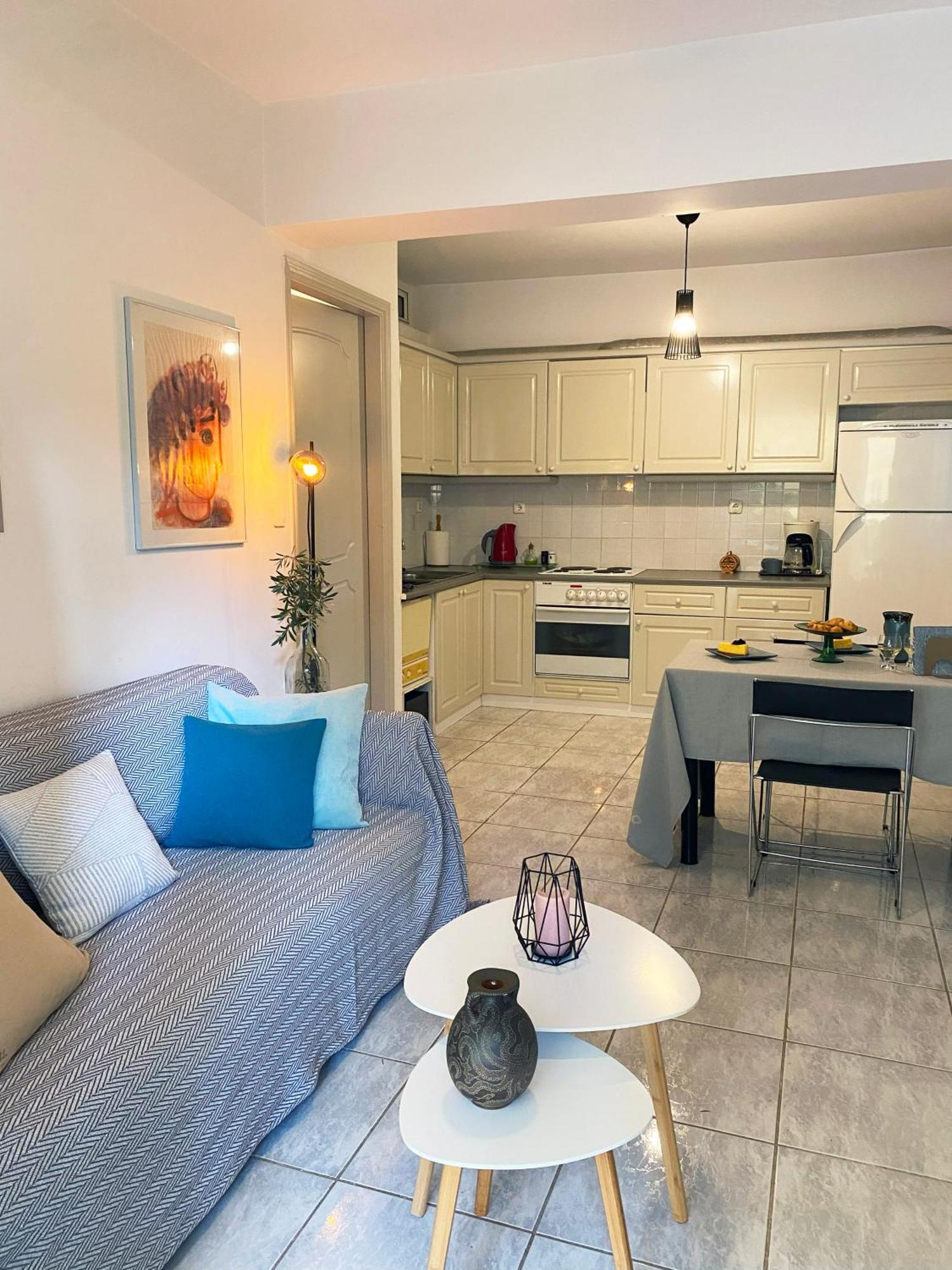 Garden With Bbq In The Athenian Riviera Apartment *